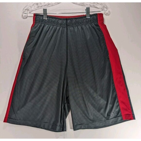 Nike Mens Black Gray Red Basketball Athletic Lightweight Shorts Small - Picture 1 of 5